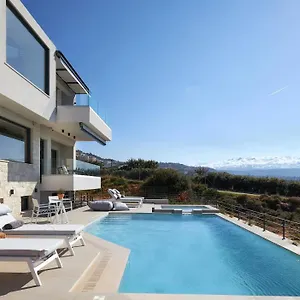 Apartment Pachnes Luxury - Heated Pool, Sea View, Kounoupidhiana